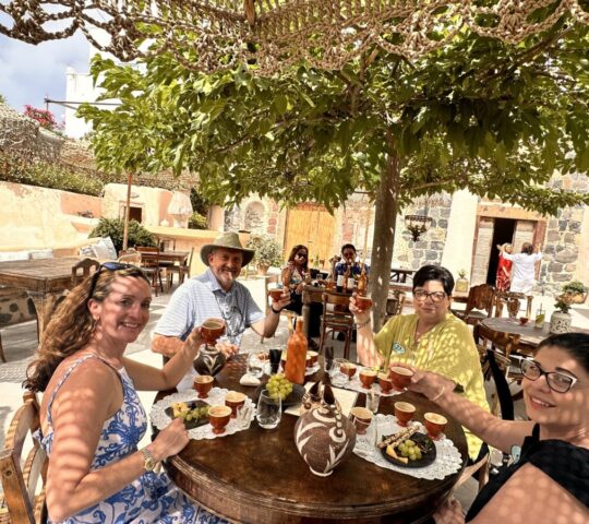 Santorini Private Sightseeing Tour : Echoes and Tastes of the island