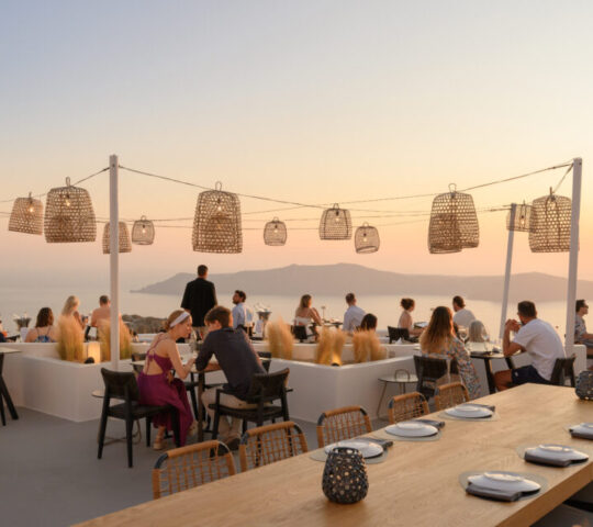 Five Senses Restaurant | Fine Dining with Caldera View in Imerovigli Santorini