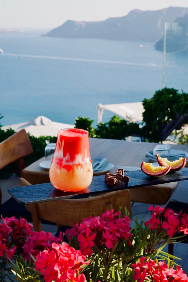 Naos Oia — Sushi, Mediterranean Bites & Cocktails with Sunset Views in Oia Naos Oia — Sushi, Mediterranean Bites & Cocktails with Sunset Views in Oia