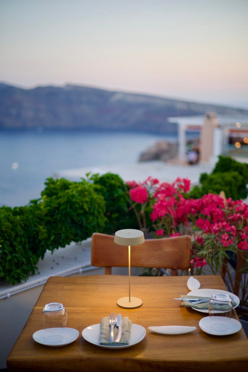 Naos Oia — Sushi, Mediterranean Bites & Cocktails with Sunset Views in Oia Naos Oia — Sushi, Mediterranean Bites & Cocktails with Sunset Views in Oia