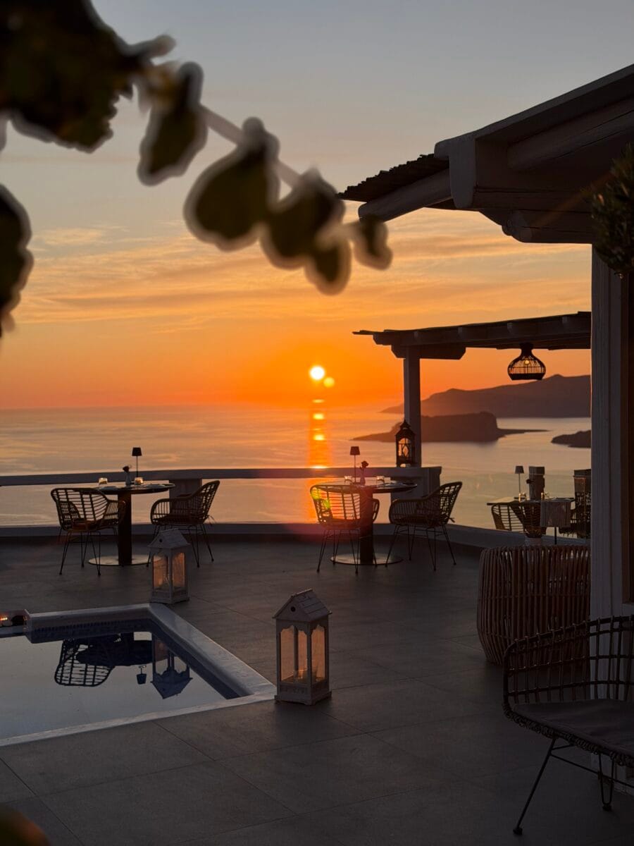 Athermi Restaurant Santorini — Mediterranean Cuisine & Sunset Caldera Views in Megalochori Athermi Restaurant Santorini — Mediterranean Cuisine & Sunset Caldera Views in Megalochori
