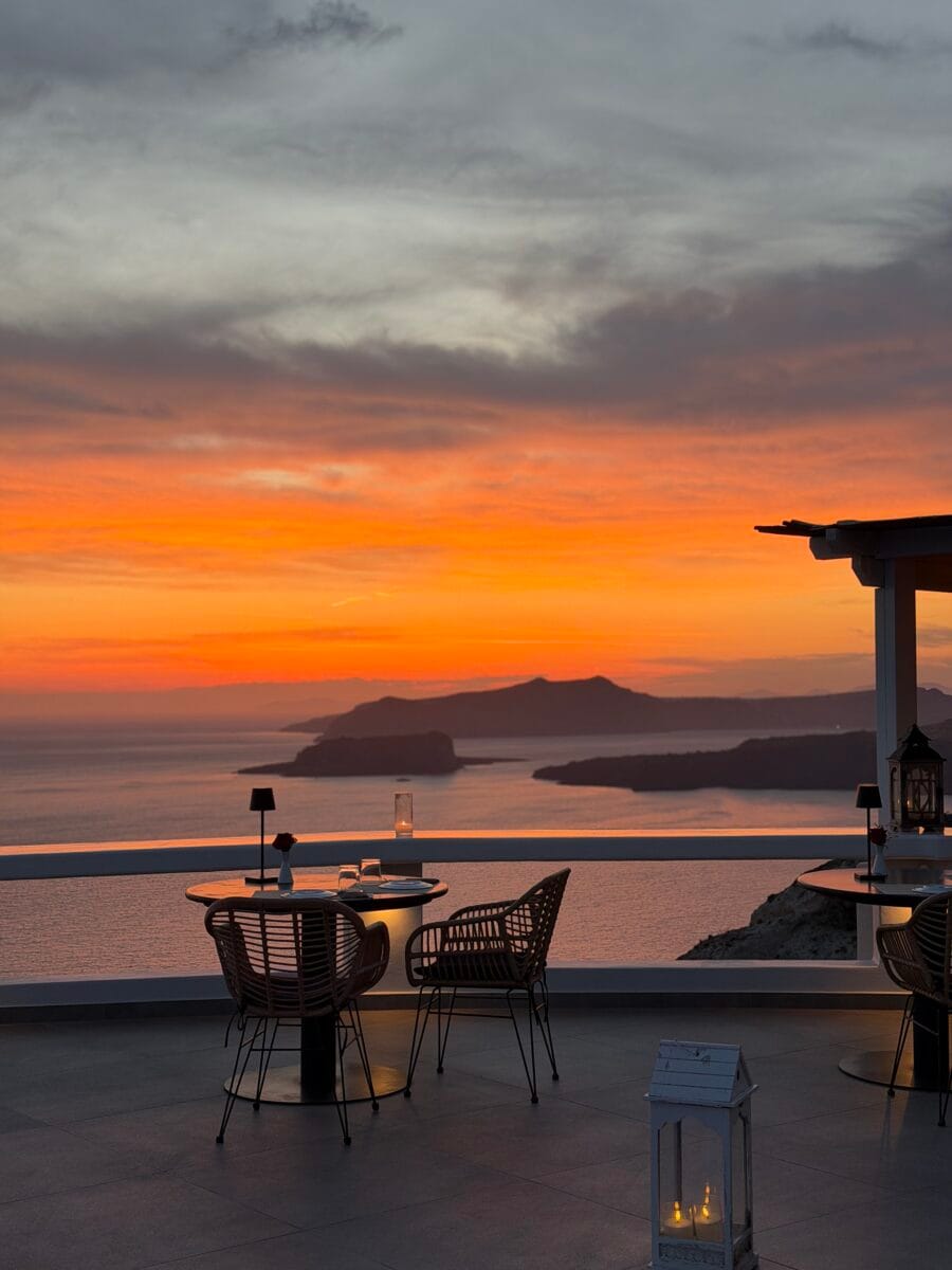Athermi Restaurant Santorini — Mediterranean Cuisine & Sunset Caldera Views in Megalochori Athermi Restaurant Santorini — Mediterranean Cuisine & Sunset Caldera Views in Megalochori