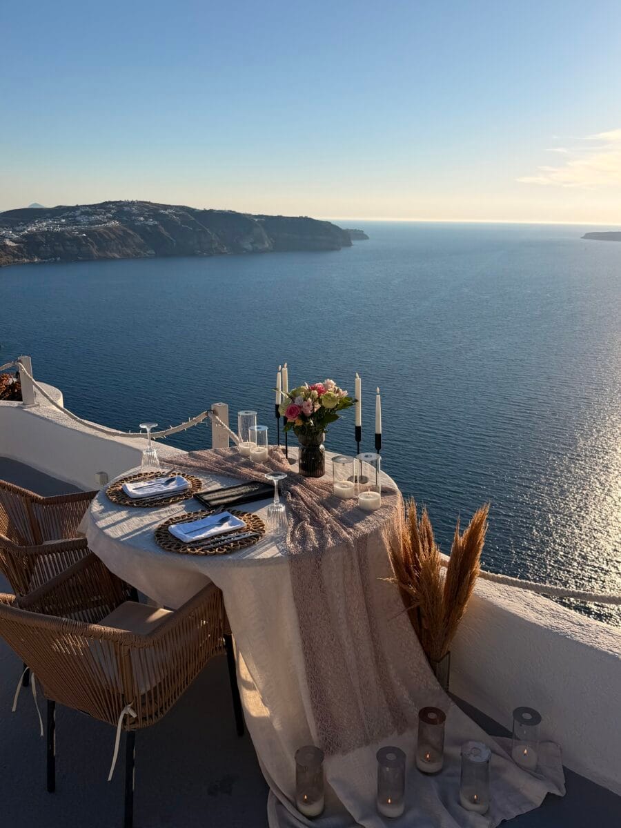 Athermi Restaurant Santorini — Mediterranean Cuisine & Sunset Caldera Views in Megalochori Athermi Restaurant Santorini — Mediterranean Cuisine & Sunset Caldera Views in Megalochori