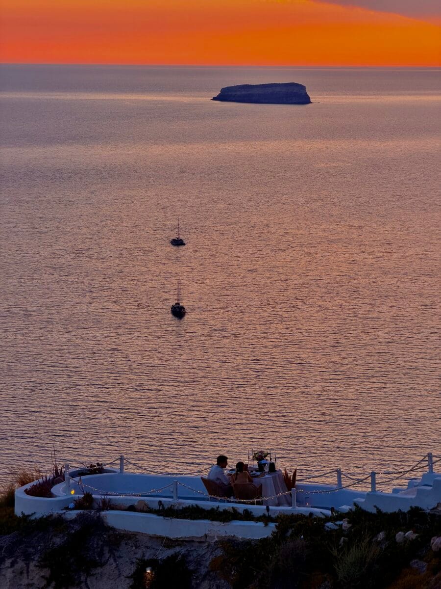 Athermi Restaurant Santorini — Mediterranean Cuisine & Sunset Caldera Views in Megalochori Athermi Restaurant Santorini — Mediterranean Cuisine & Sunset Caldera Views in Megalochori