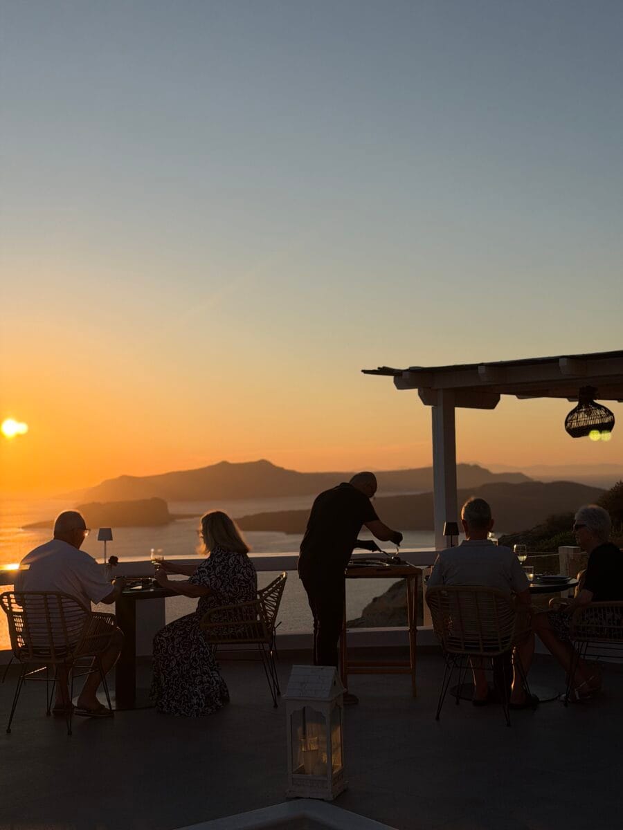 Athermi Restaurant Santorini — Mediterranean Cuisine & Sunset Caldera Views in Megalochori Athermi Restaurant Santorini — Mediterranean Cuisine & Sunset Caldera Views in Megalochori