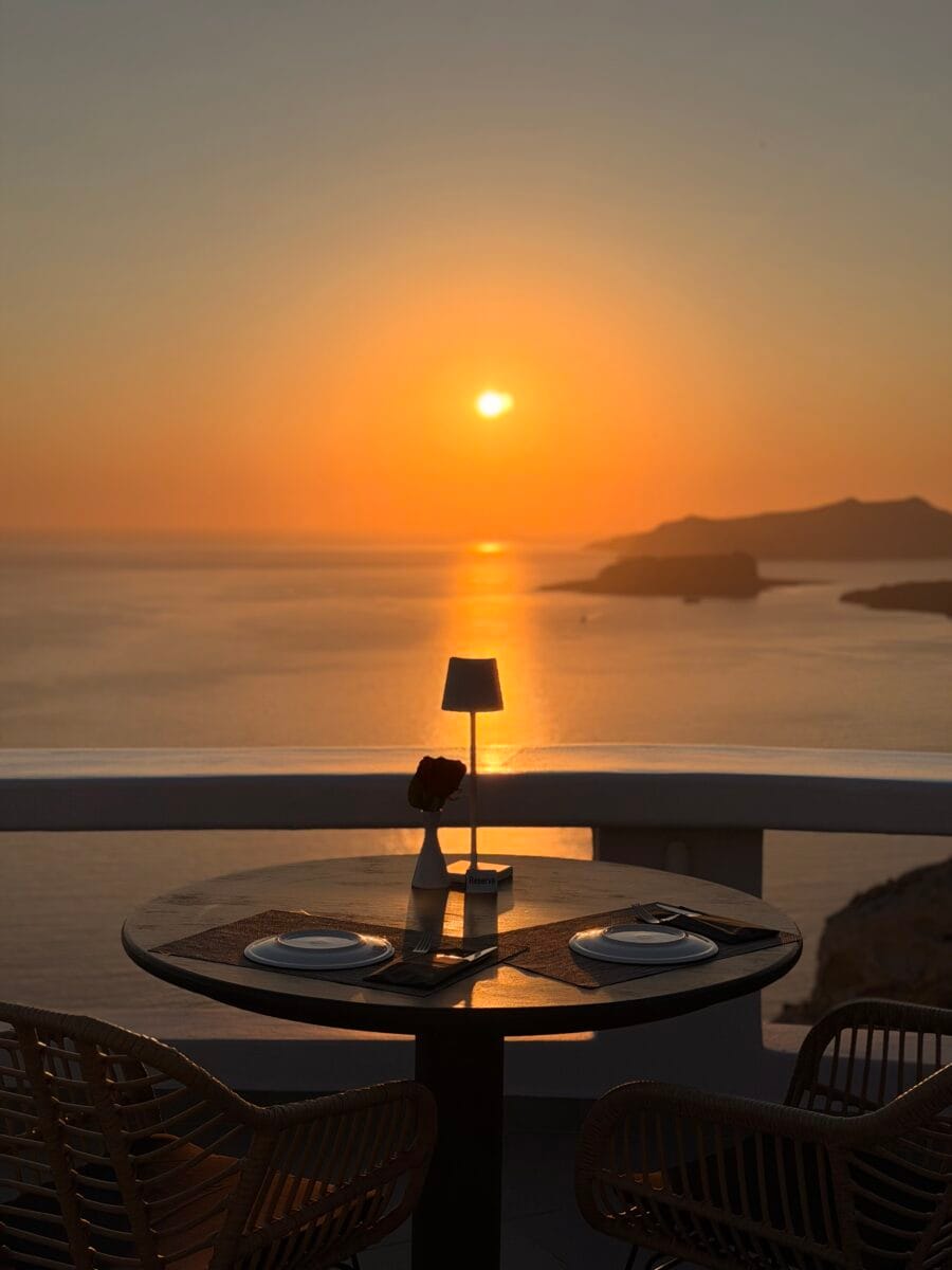 Athermi Restaurant Santorini — Mediterranean Cuisine & Sunset Caldera Views in Megalochori Athermi Restaurant Santorini — Mediterranean Cuisine & Sunset Caldera Views in Megalochori